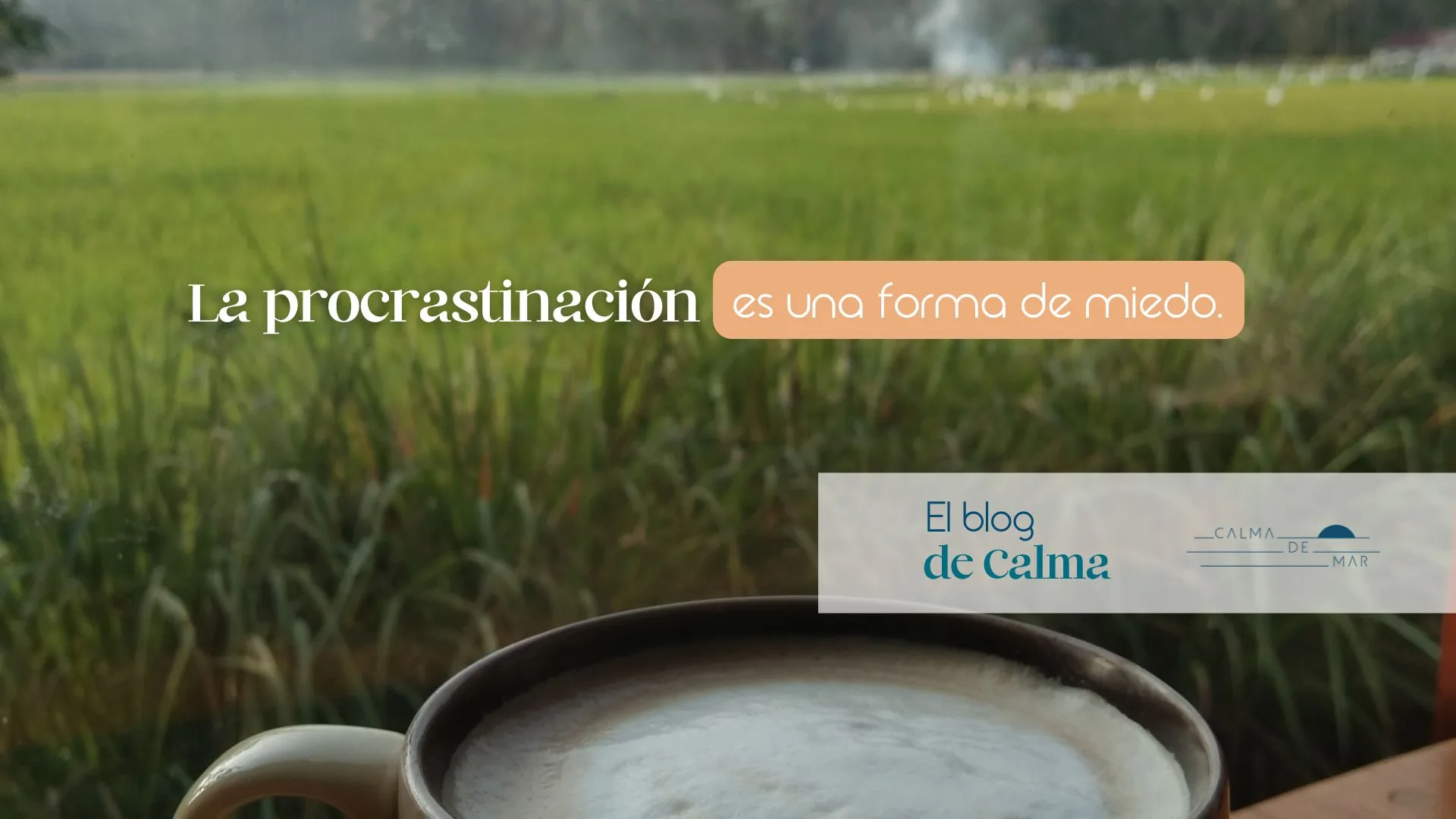 Image for the article “Procrastination is a form of fear”